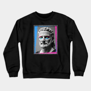 MODERN ART STATUE PORTRAIT Crewneck Sweatshirt